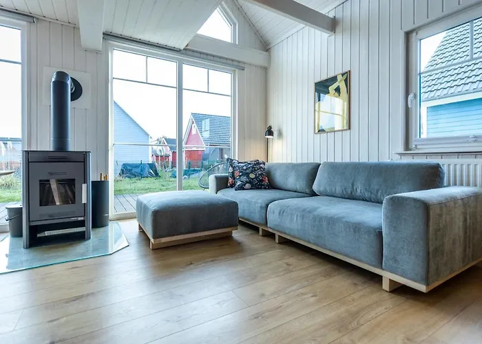 別荘 Skandi Design Mit Hafenblick &